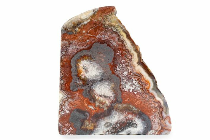 Free-Standing Polished Crazy Lace Agate - Mexico #373382